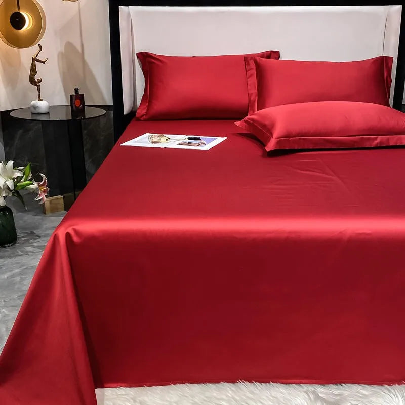 Premium Hotel Quality 1Pc Flat Sheet or pillow cases 1000TC Egyptian Cotton, Luxury Bedding Wrinkle, Stain and Fade Resistant - Homevalley.co.uk
