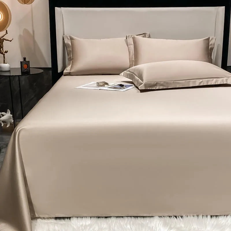 Premium Hotel Quality 1Pc Flat Sheet or pillow cases 1000TC Egyptian Cotton, Luxury Bedding Wrinkle, Stain and Fade Resistant - Homevalley.co.uk
