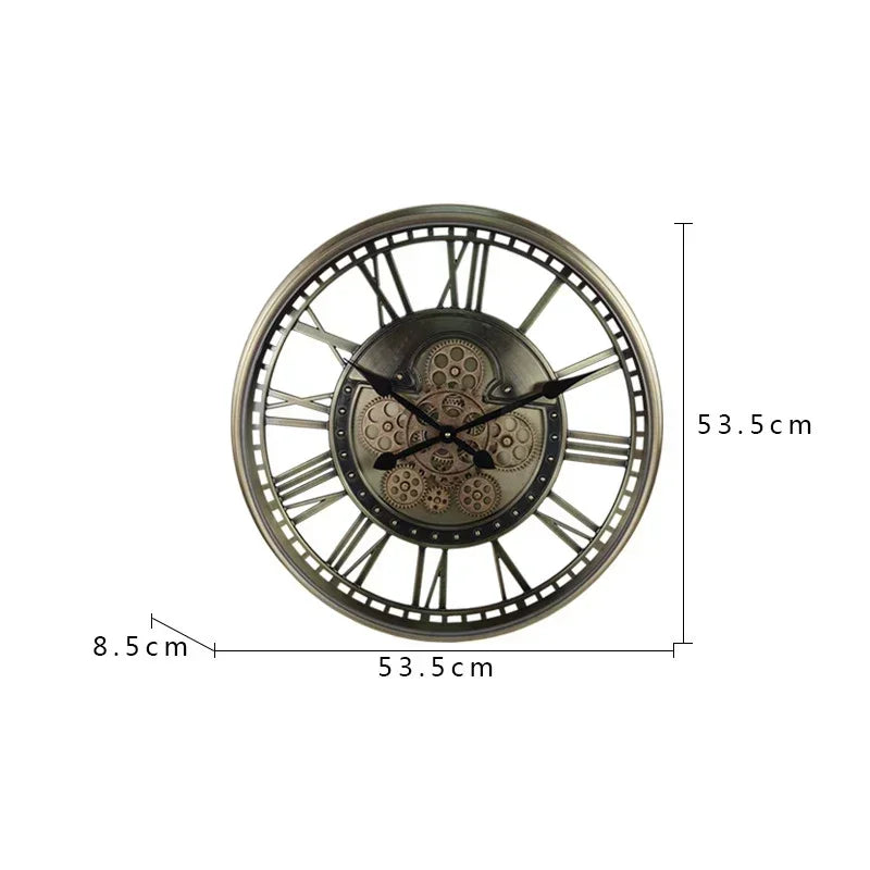 Large Round Wall Clock - Homevalley.co.uk