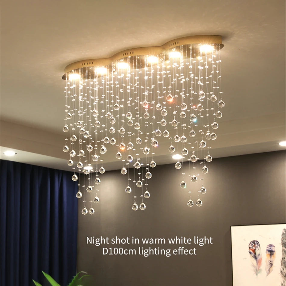 Raindrops Luxury Crystal Chandelier - Homevalley.co.uk