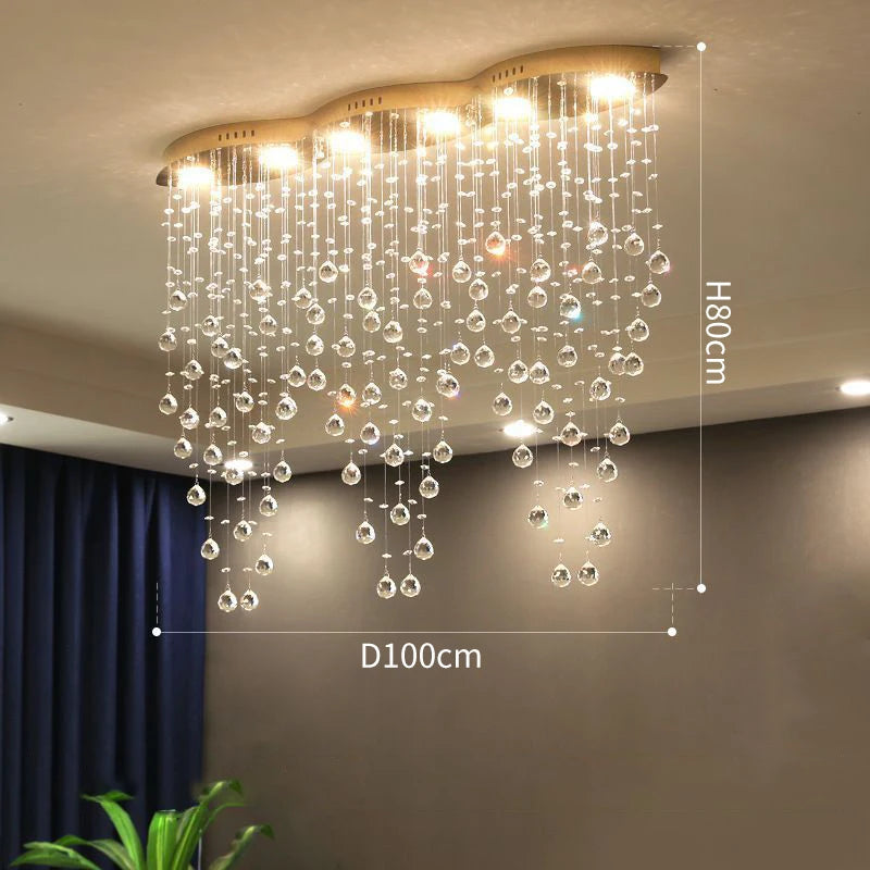 Raindrops Luxury Crystal Chandelier - Homevalley.co.uk