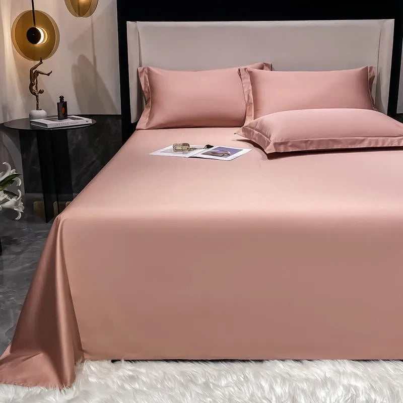 Premium Hotel Quality 1Pc Flat Sheet or pillow cases 1000TC Egyptian Cotton, Luxury Bedding Wrinkle, Stain and Fade Resistant - Homevalley.co.uk