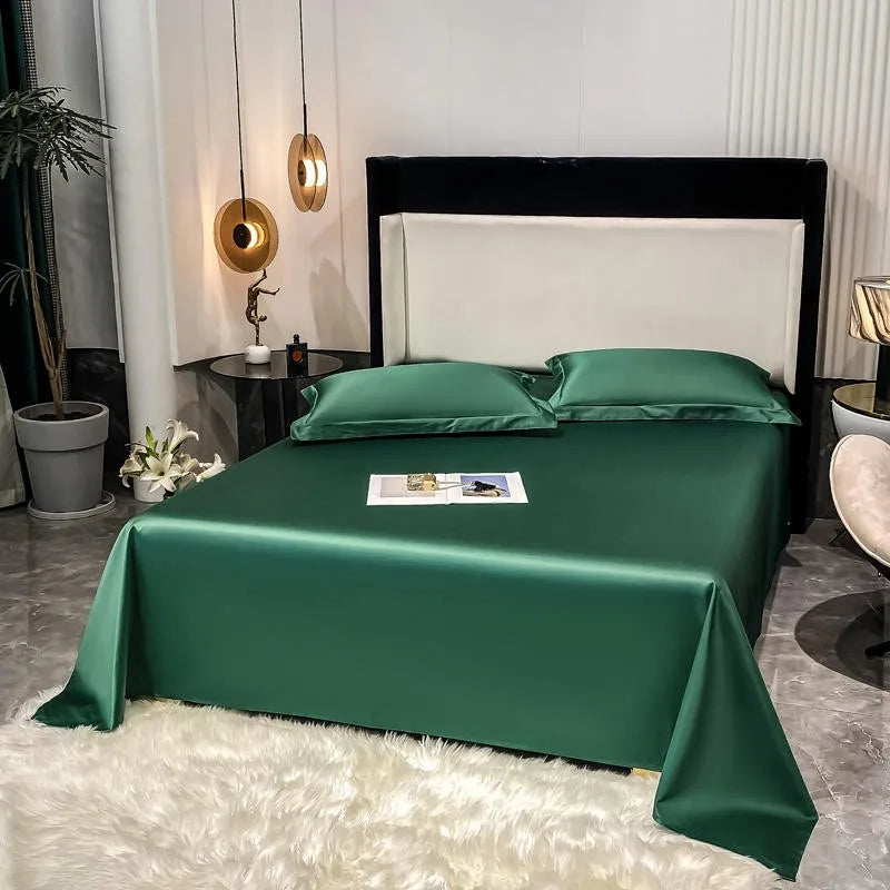 Premium Hotel Quality 1Pc Flat Sheet or pillow cases 1000TC Egyptian Cotton, Luxury Bedding Wrinkle, Stain and Fade Resistant - Homevalley.co.uk