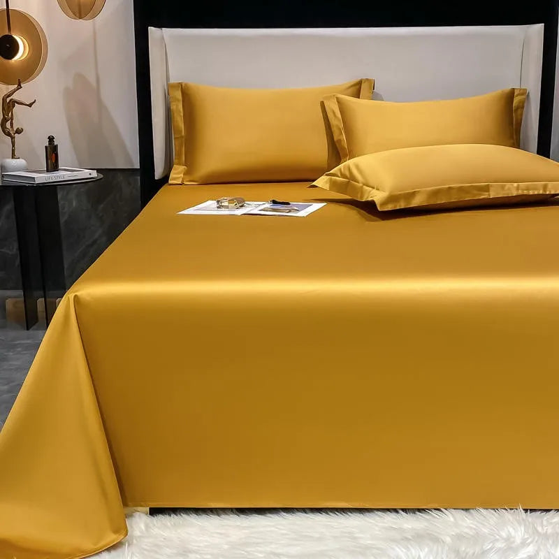Premium Hotel Quality 1Pc Flat Sheet or pillow cases 1000TC Egyptian Cotton, Luxury Bedding Wrinkle, Stain and Fade Resistant - Homevalley.co.uk