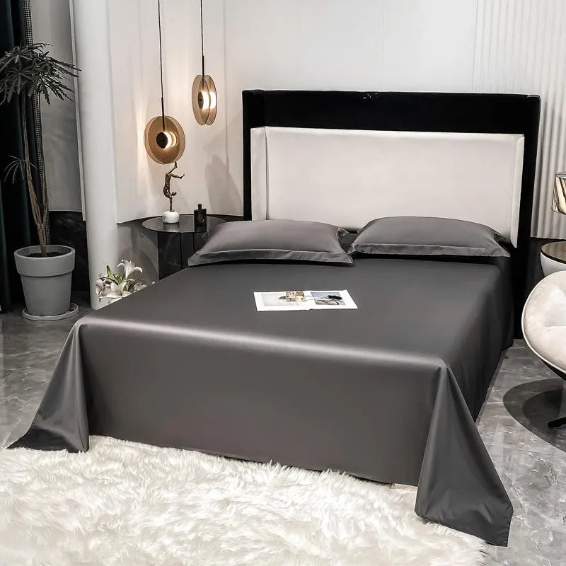 Premium Hotel Quality 1Pc Flat Sheet or pillow cases 1000TC Egyptian Cotton, Luxury Bedding Wrinkle, Stain and Fade Resistant - Homevalley.co.uk