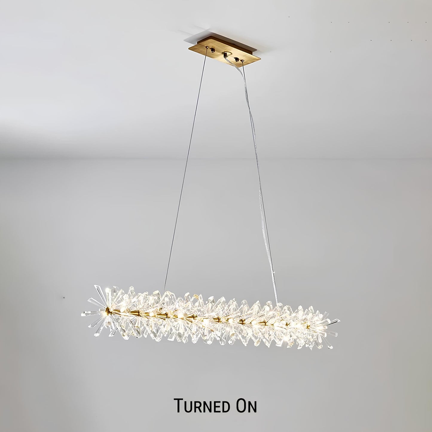 Nordic Round Crystal Chandelier - Homevalley.co.uk