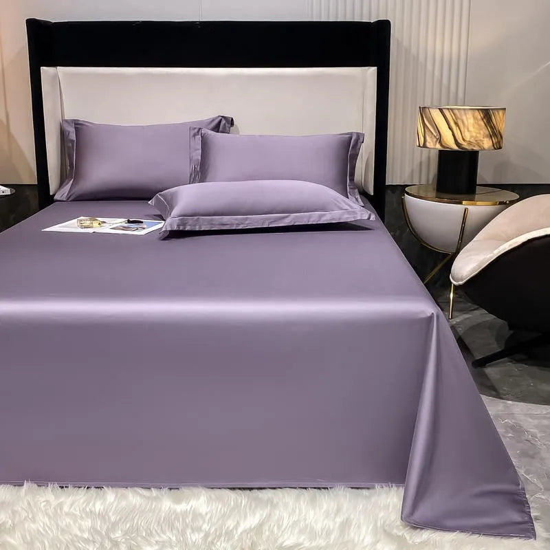 Premium Hotel Quality 1Pc Flat Sheet or pillow cases 1000TC Egyptian Cotton, Luxury Bedding Wrinkle, Stain and Fade Resistant - Homevalley.co.uk