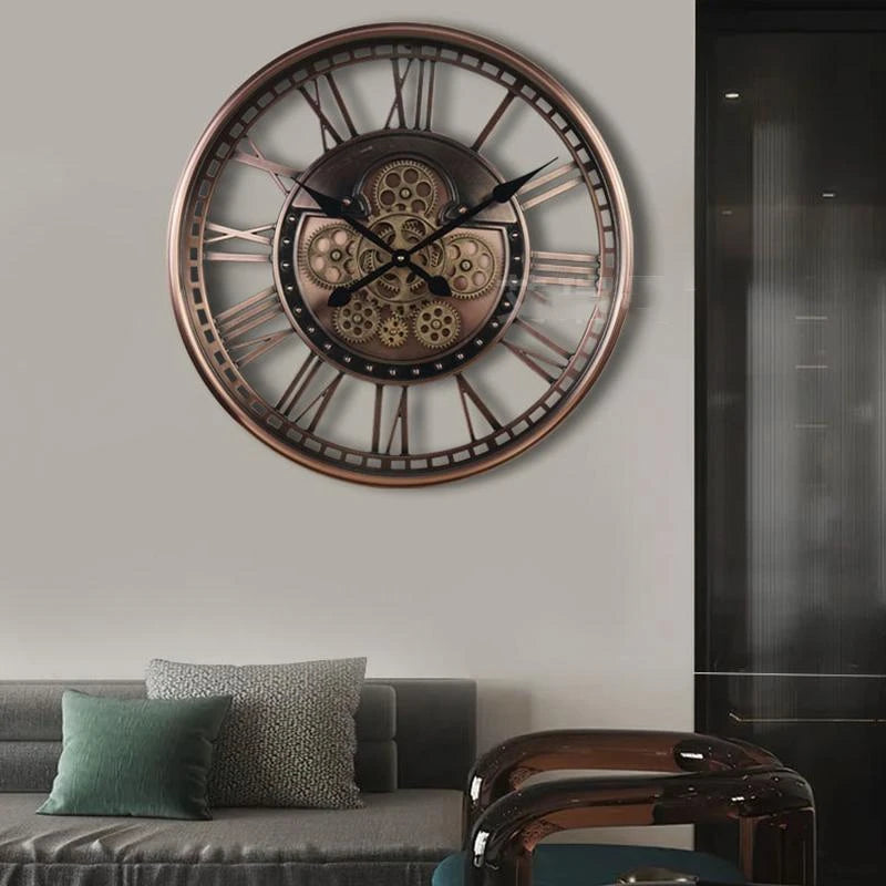 Large Round Wall Clock - Homevalley.co.uk