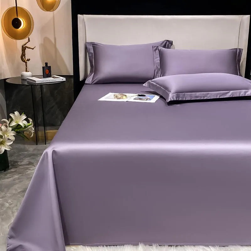 Premium Hotel Quality 1Pc Flat Sheet or pillow cases 1000TC Egyptian Cotton, Luxury Bedding Wrinkle, Stain and Fade Resistant - Homevalley.co.uk
