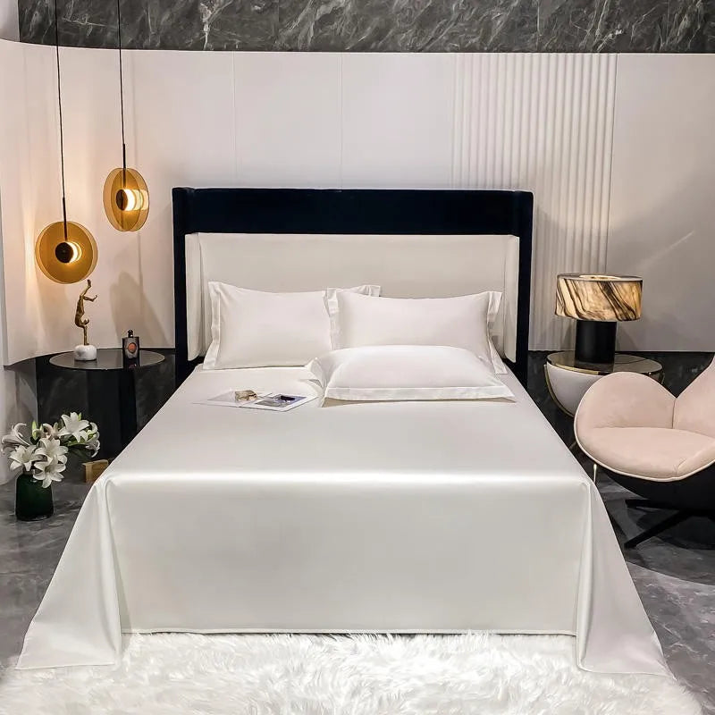 Premium Hotel Quality 1Pc Flat Sheet or pillow cases 1000TC Egyptian Cotton, Luxury Bedding Wrinkle, Stain and Fade Resistant - Homevalley.co.uk