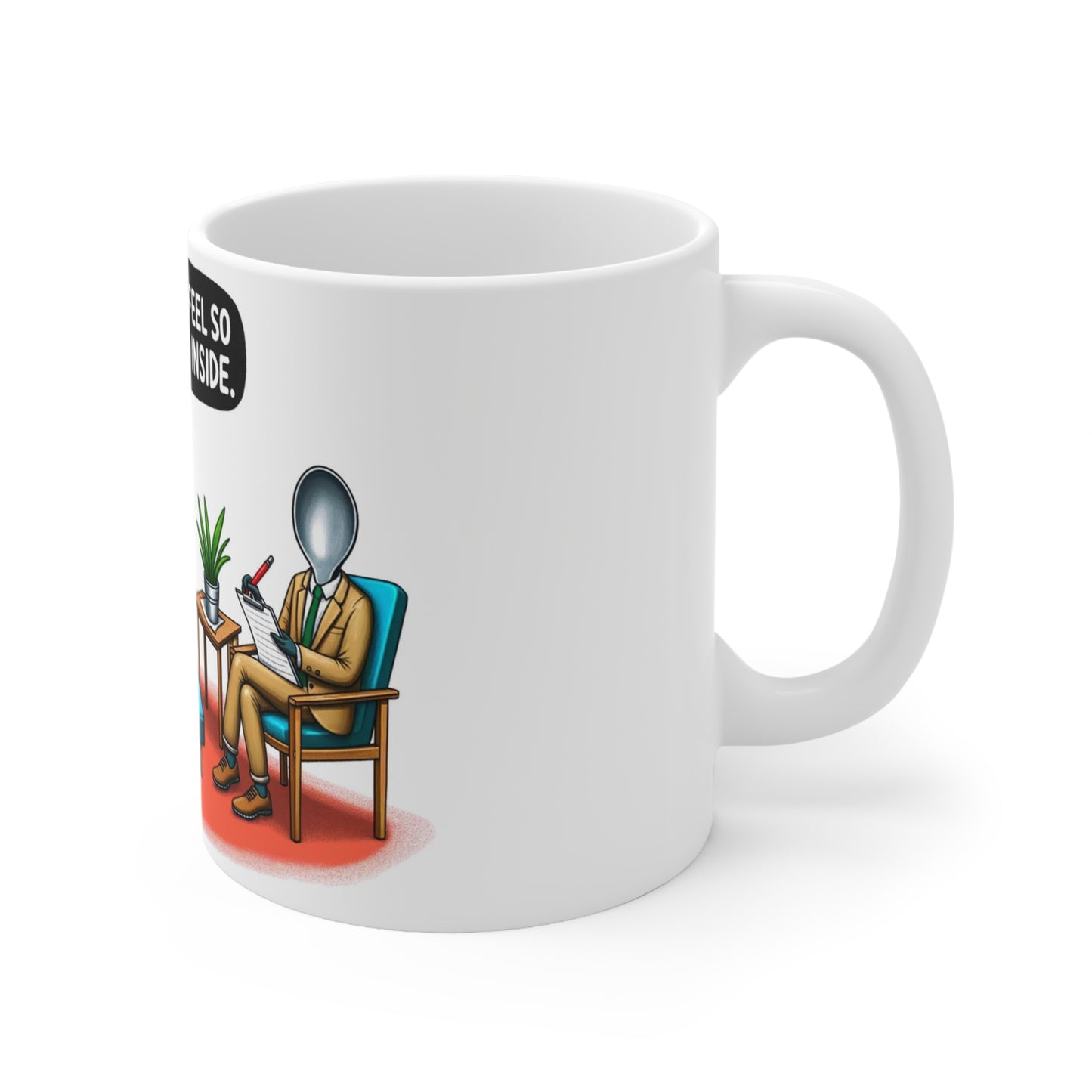 Avocado White Ceramic Coffee Mug, Funny Coffee Cup, Joke Tea Cup, Gift for Her, Gift for Him, Gift Idea,11oz - Homevalley.co.uk