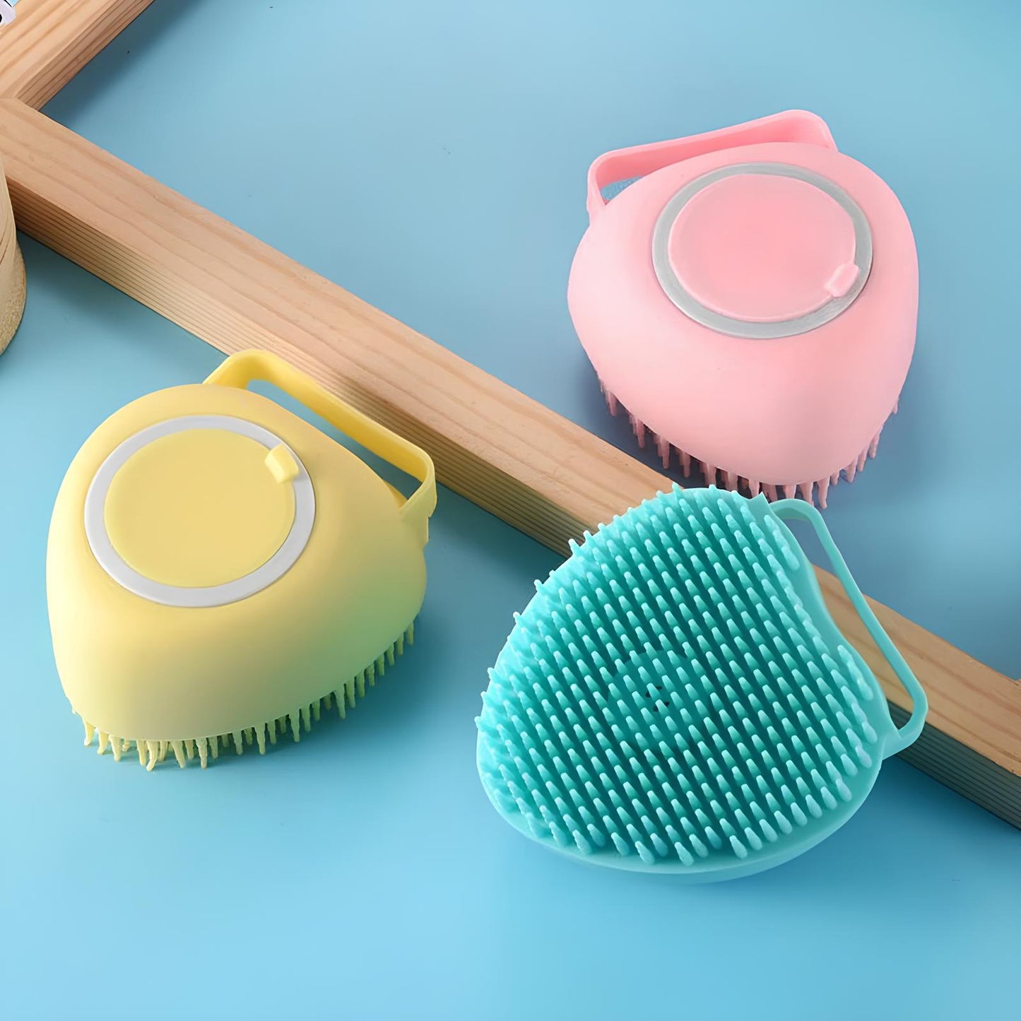 Bath Time Puppy Dog Cat Silicone Brush - Homevalley.co.uk