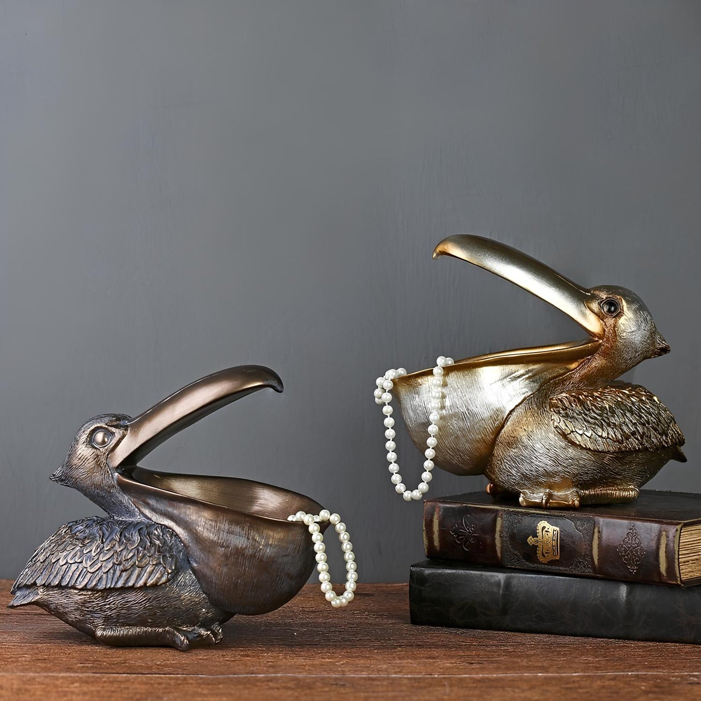 Big Mouth Pelican Bird Figurine Storage Box - Homevalley.co.uk