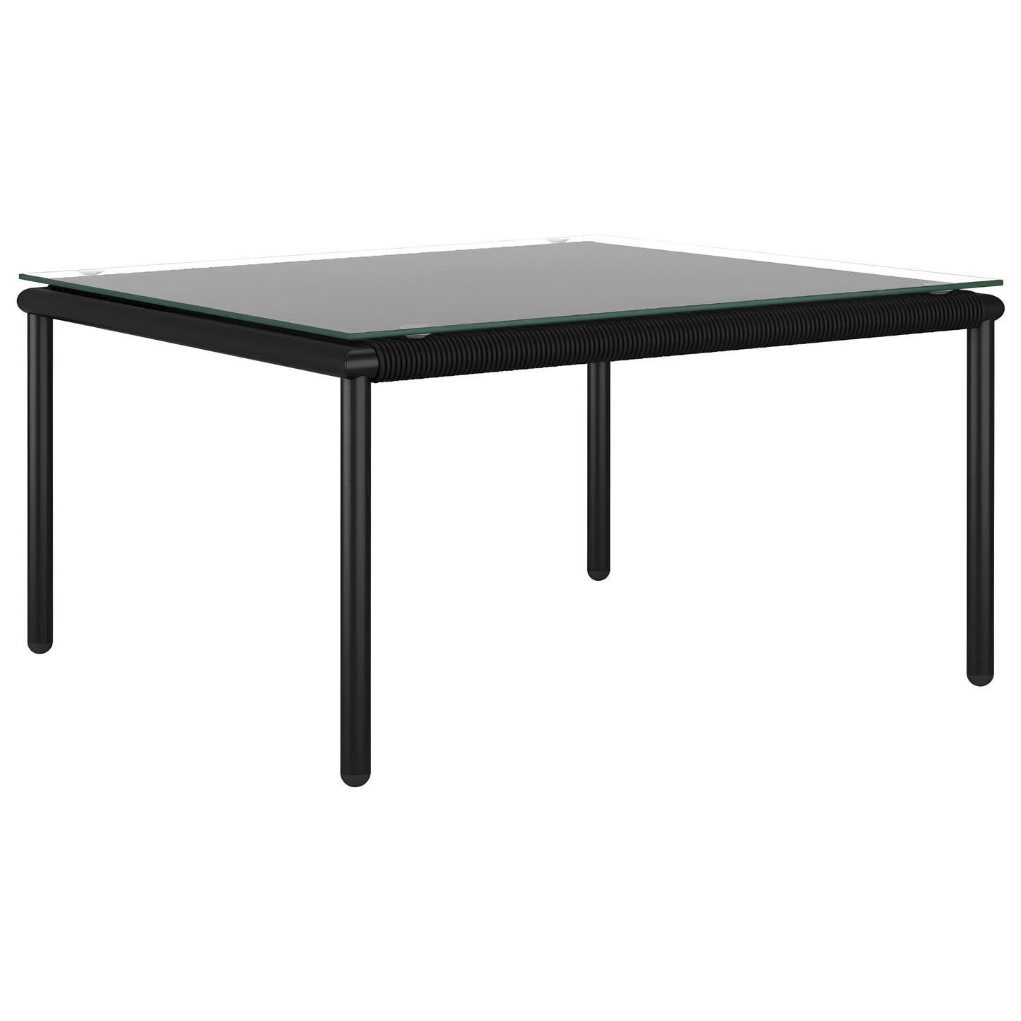 Black PVC Rattan Garden Furniture Set - Homevalley.co.uk
