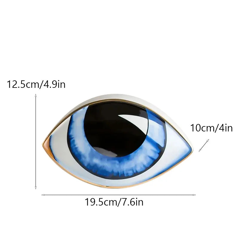 Ceramic Eye Ornament Sculpture - Homevalley.co.uk