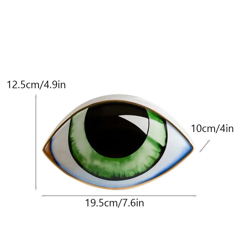 Ceramic Eye Ornament Sculpture - Homevalley.co.uk
