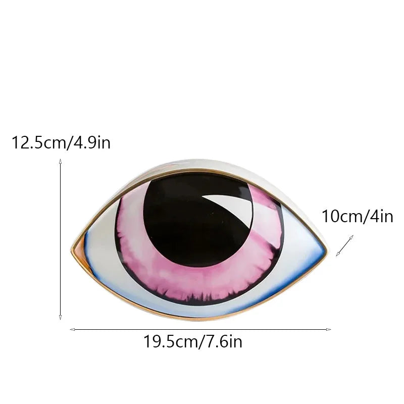 Ceramic Eye Ornament Sculpture - Homevalley.co.uk