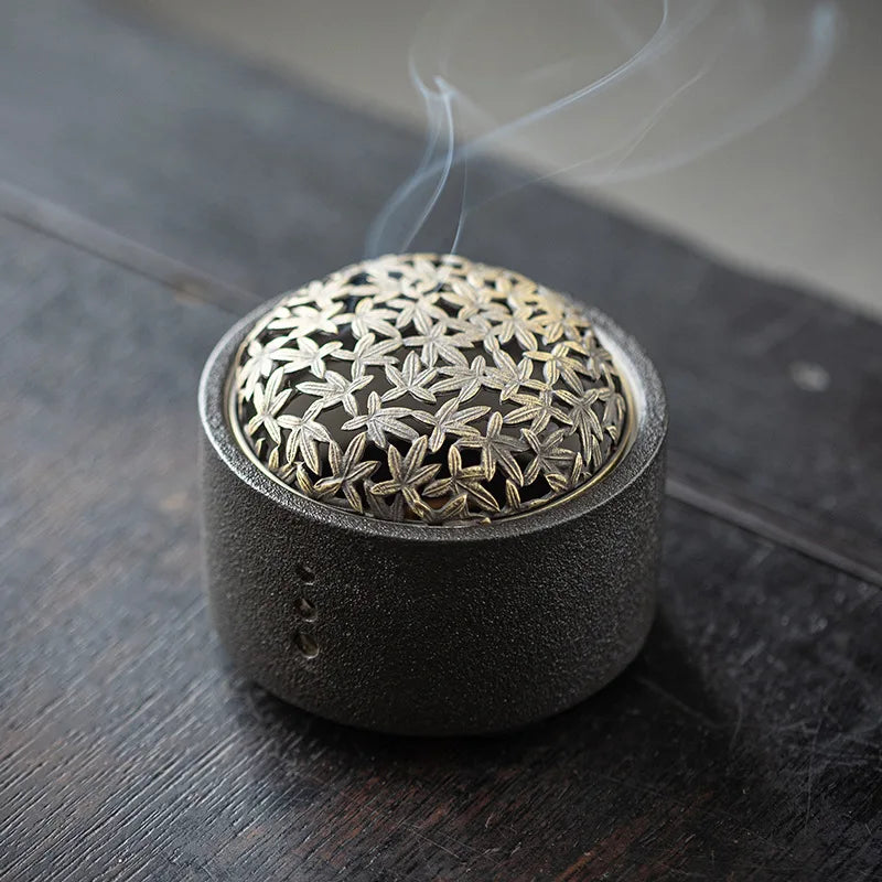 Ceramic Incense Holder Home Indoor/Temple Buddhist Hall Handmade Incense Burner - Homevalley.co.uk