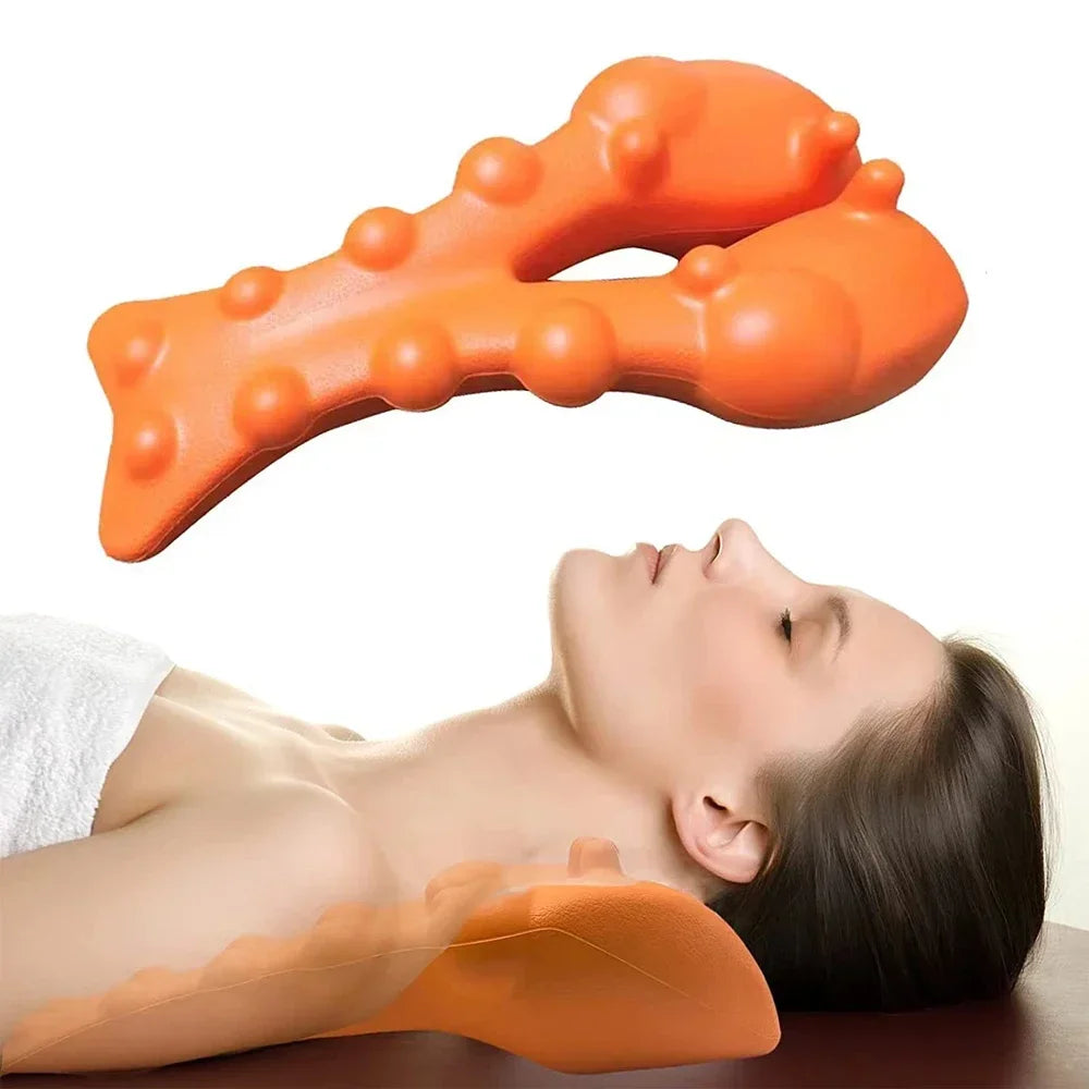 Cervical Traction, Neck Shoulder Stretcher Massager, Pain Relief Device - Homevalley.co.uk