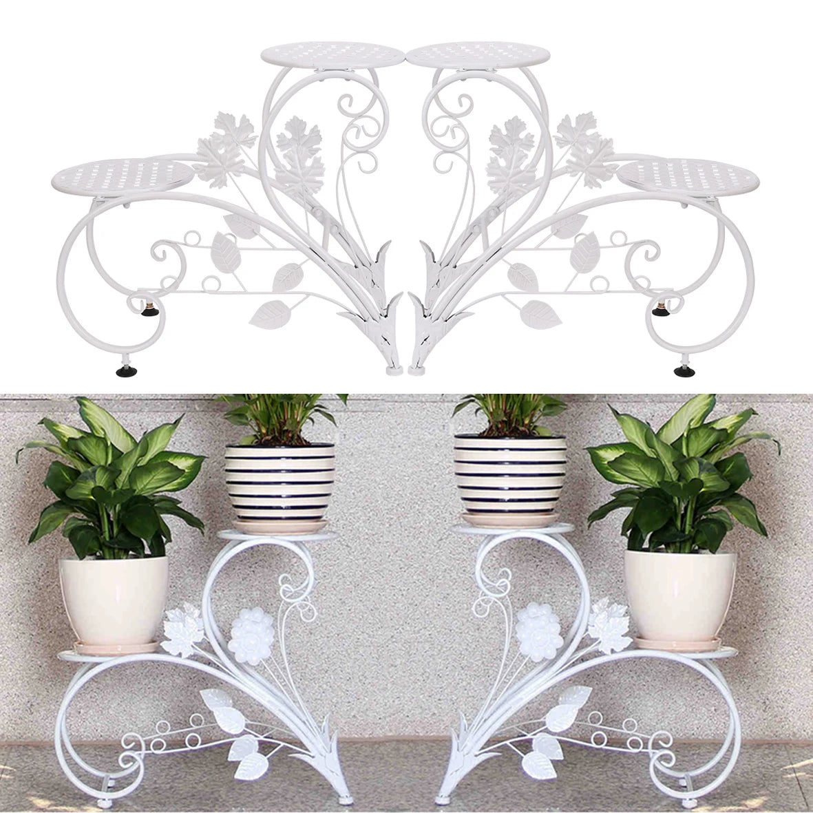Classic Tall Plant Stand for Indoor and Outdoor - Homevalley.co.uk