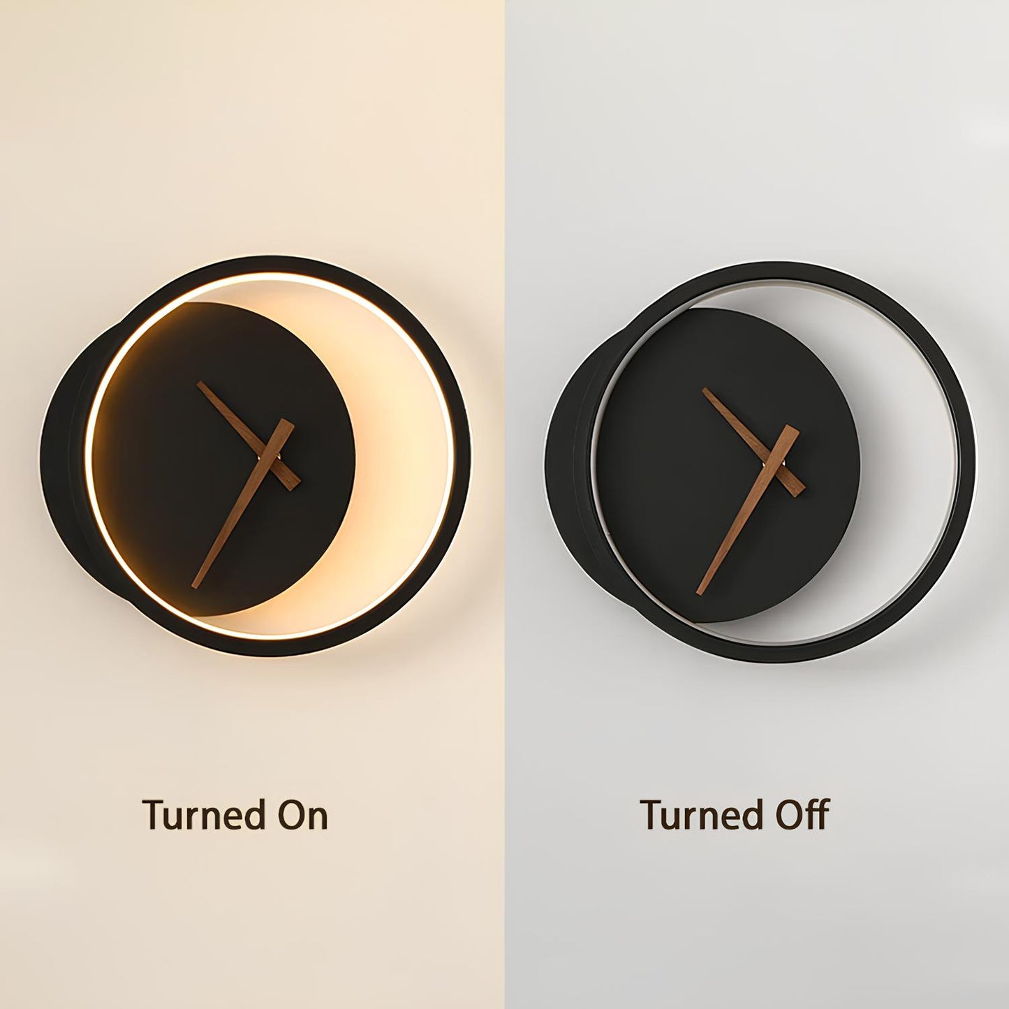 Clock Design LED Wall Lamp - Homevalley.co.uk