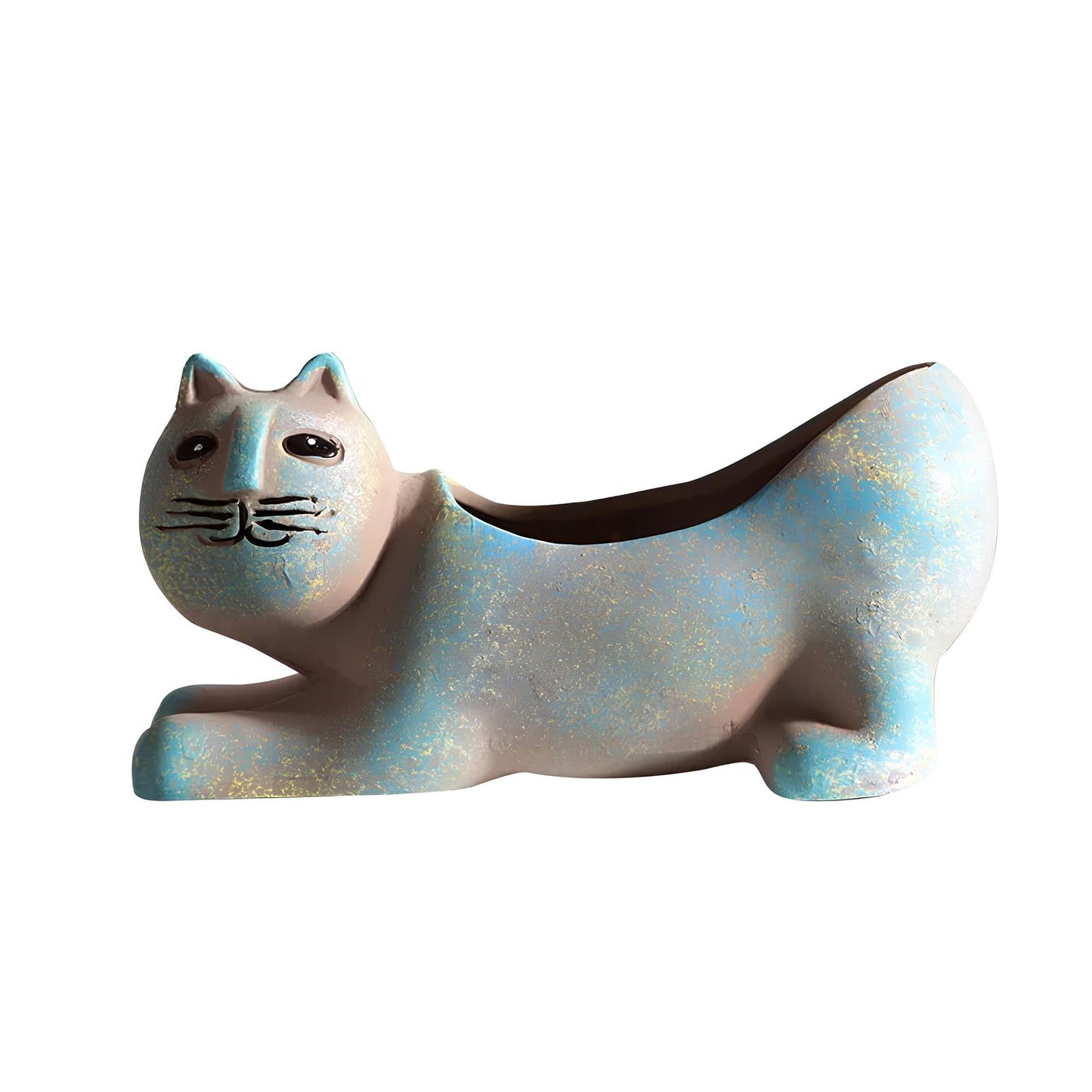 Cute Cat Ceramic Plant Flower Pot - Homevalley.co.uk