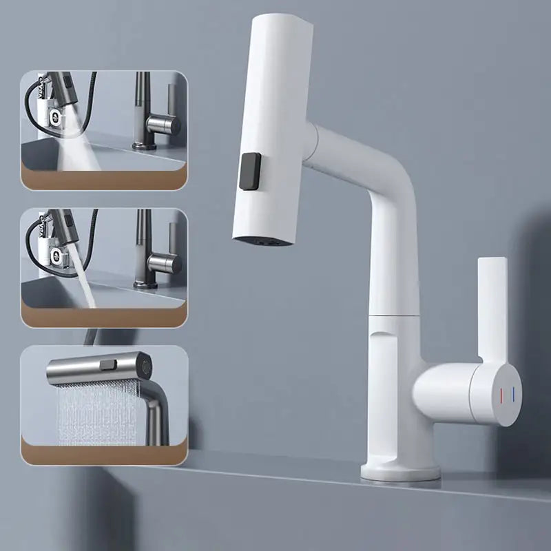 Digital display Waterfall Basin Faucet Sink Mixer - Homevalley.co.uk