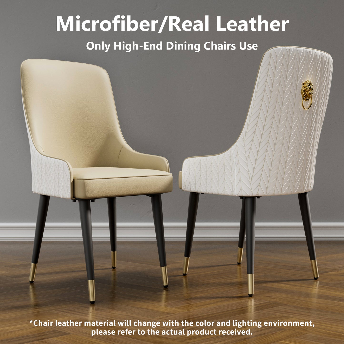 Dining Chair with Backrest, Set of 2 - Homevalley.co.uk