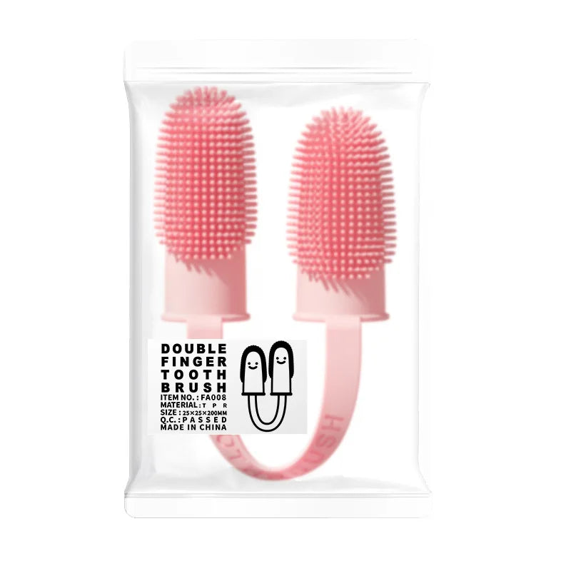 Dog Silicone Finger Toothbrush - Homevalley.co.uk