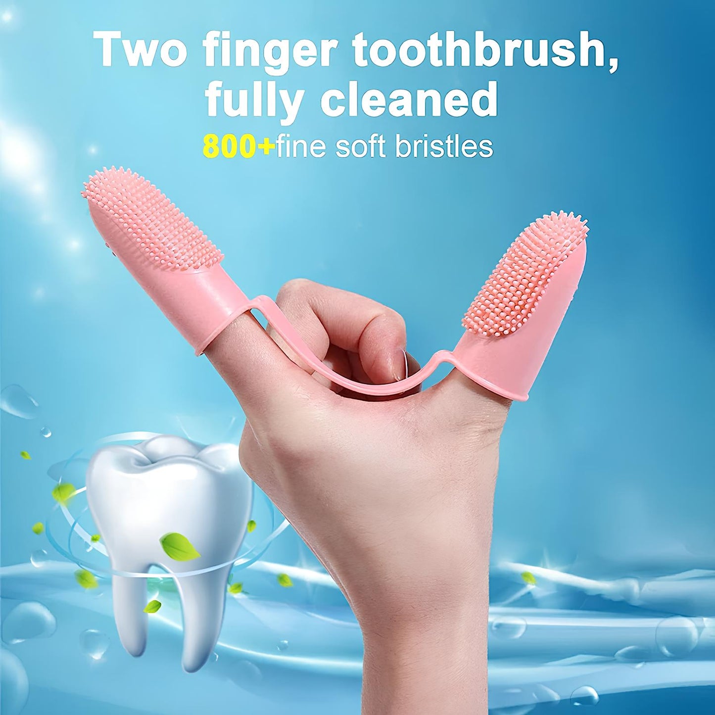 Dog Silicone Finger Toothbrush - Homevalley.co.uk