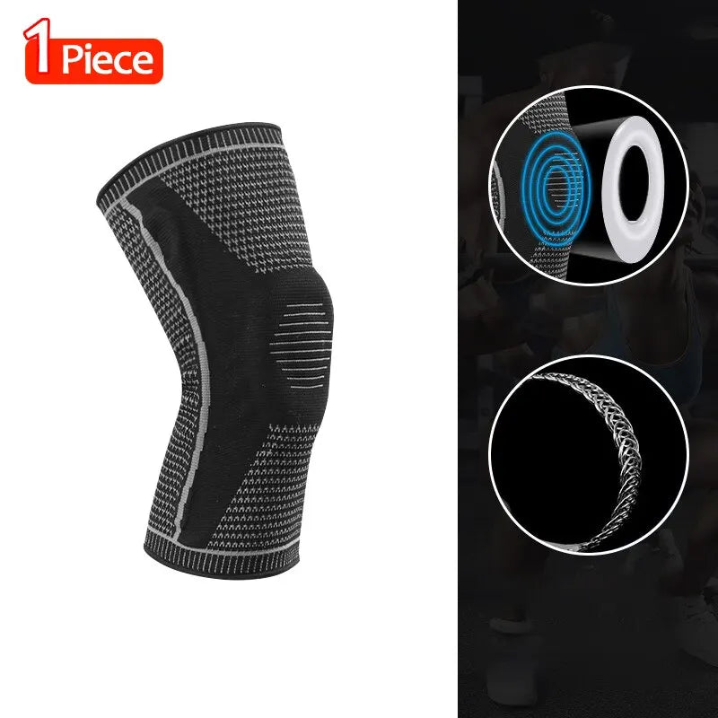 Double Compression Knee Support Sleeve - Homevalley.co.uk
