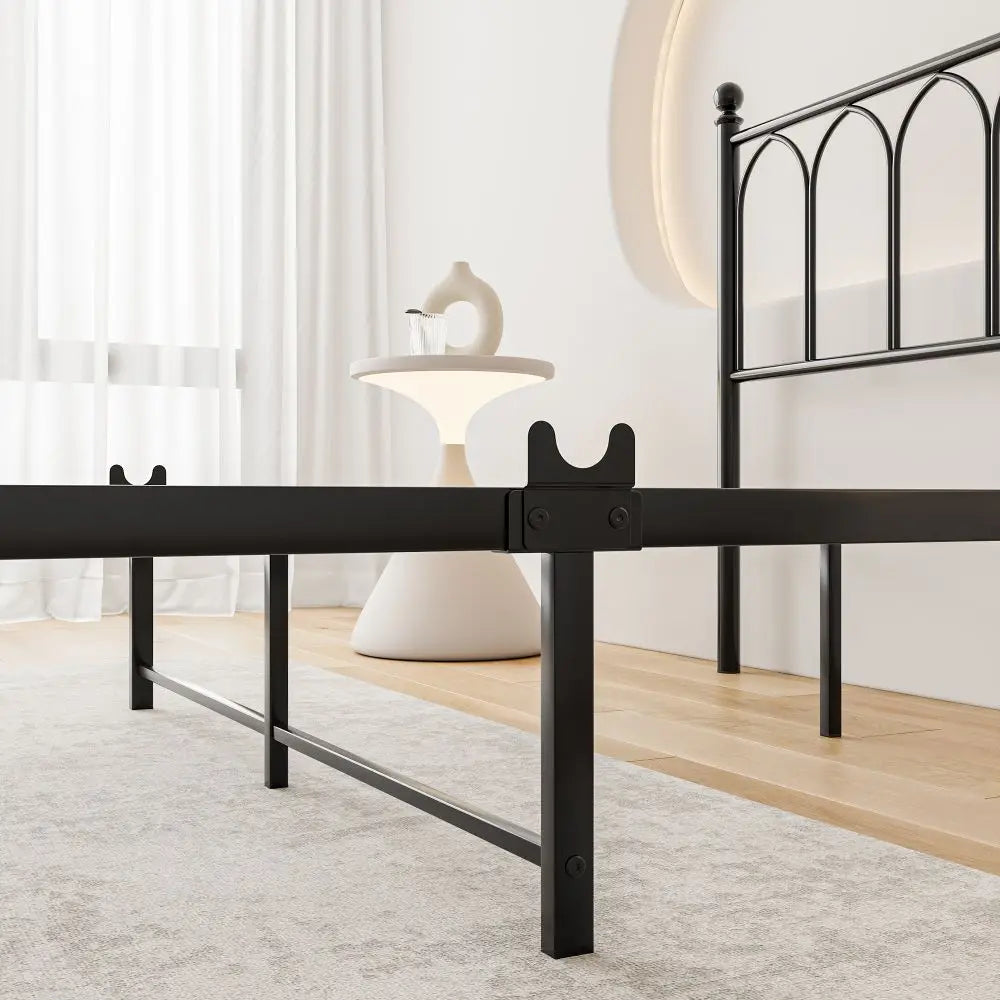 Double Metal Bed Frame to fit 120 x 200cm Mattress - Homevalley.co.uk