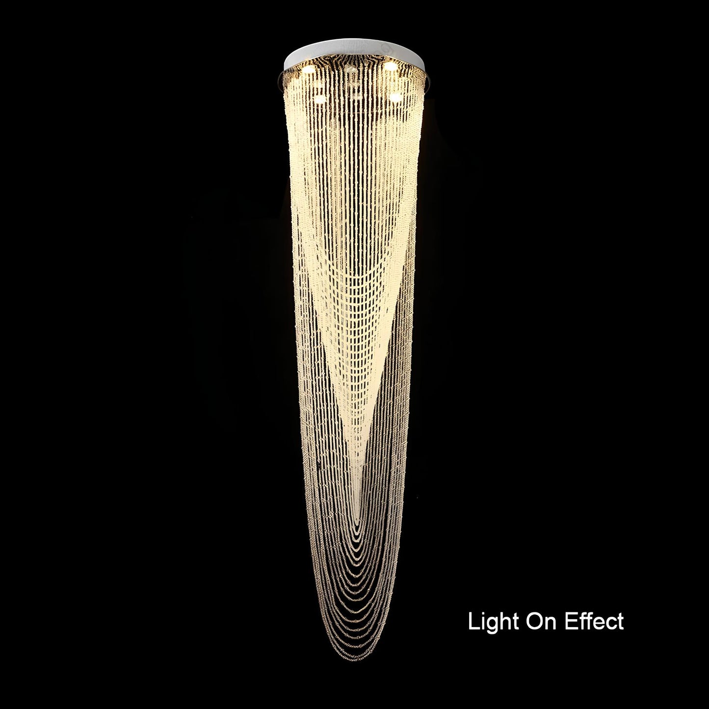 Duplex Crystal Staircase Chandelier - Homevalley.co.uk