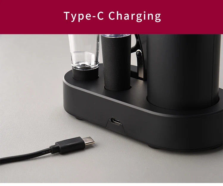 Electric Automatic Rechargeable Wine Bottle Opener with Charging Base - Homevalley.co.uk