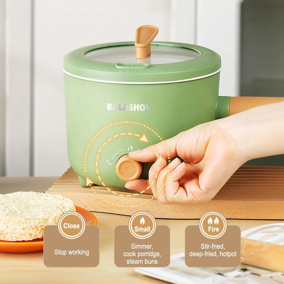 Electric Non-stick Rice Cooker, Mini Hot Pot, 220V/110V - Homevalley.co.uk