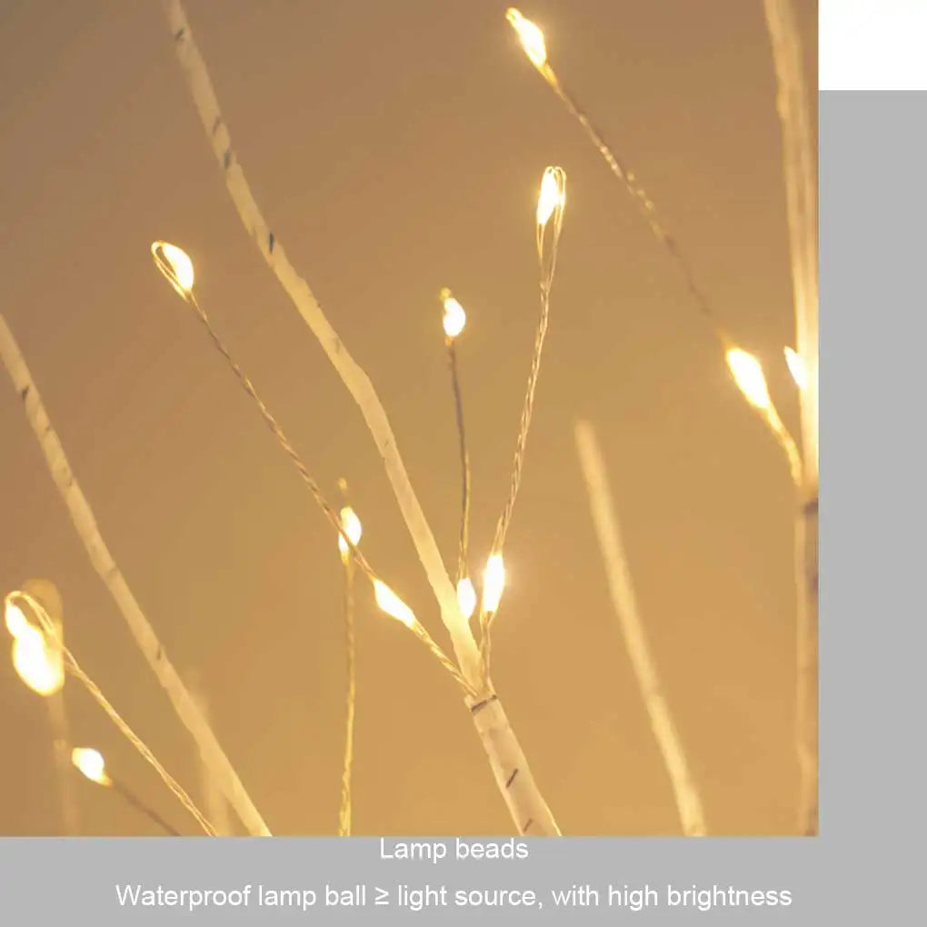 Enchanted Birch Tree LED Lamp, Christmas Light - Homevalley.co.uk