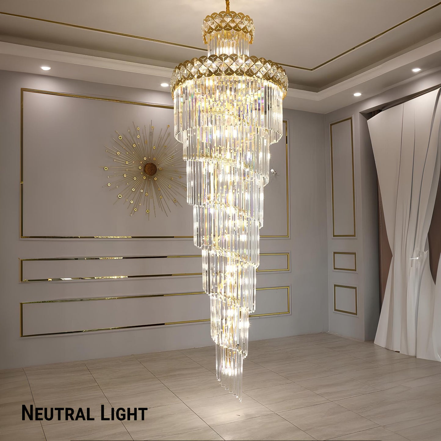 Exquisite Luxury Staircase Crystal Chandelier - Homevalley.co.uk