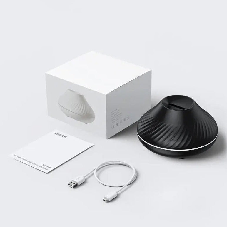 Flame Simulation Aromatherapy Humidifier Diffuser - Homevalley.co.uk