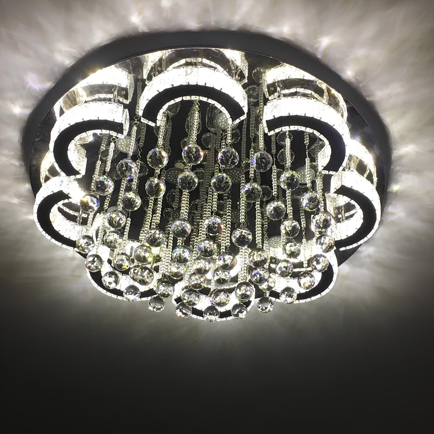 Floral Shape Crystal Chandelier Ceiling Lights - Homevalley.co.uk