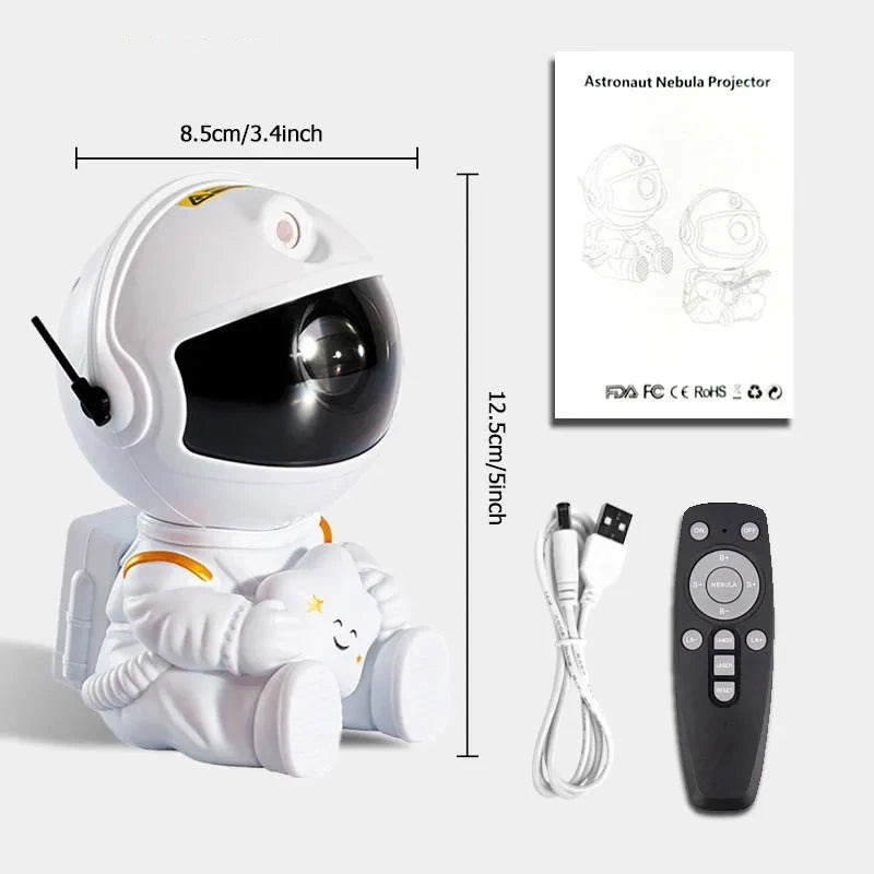 Galaxy Astronaut Star Projector LED Night Light Starry Sky - Homevalley.co.uk