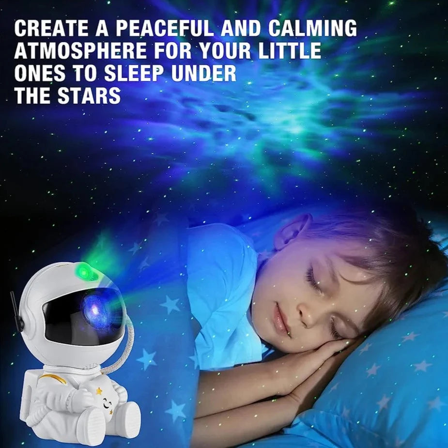 Galaxy Astronaut Star Projector LED Night Light Starry Sky - Homevalley.co.uk