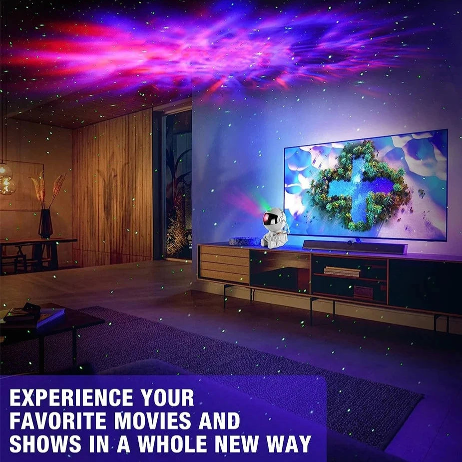 Galaxy Astronaut Star Projector LED Night Light Starry Sky - Homevalley.co.uk