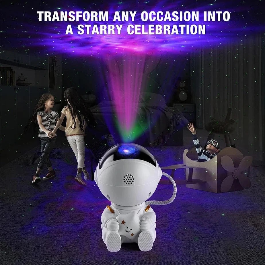 Galaxy Astronaut Star Projector LED Night Light Starry Sky - Homevalley.co.uk