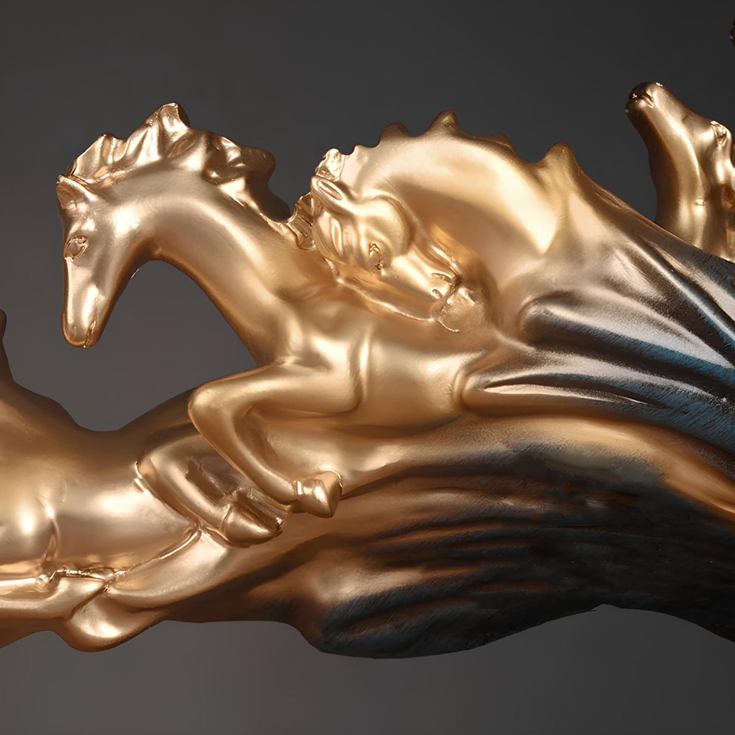 Galloping Horse Sculpture Figurine - Homevalley.co.uk