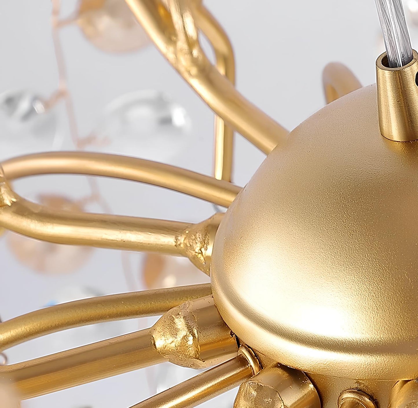 Gold Sunflower Crystal Chandelier - Homevalley.co.uk
