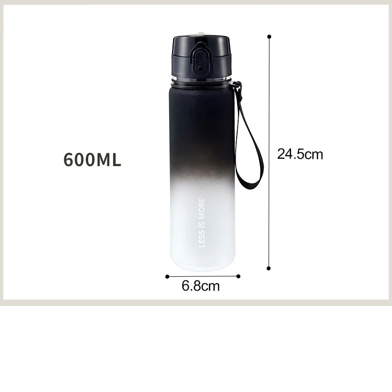 Gradient Colour Leak-proof Plastic Water Bottle - Homevalley.co.uk