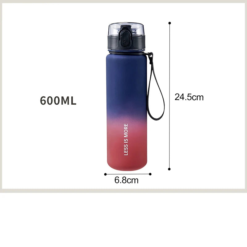 Gradient Colour Leak-proof Plastic Water Bottle - Homevalley.co.uk