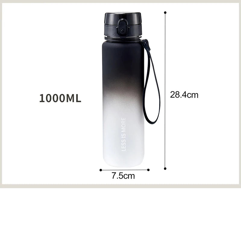 Gradient Colour Leak-proof Plastic Water Bottle - Homevalley.co.uk
