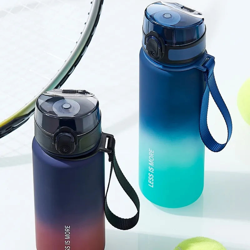 Gradient Colour Leak-proof Plastic Water Bottle - Homevalley.co.uk