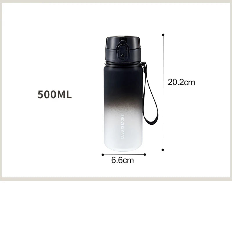 Gradient Colour Leak-proof Plastic Water Bottle - Homevalley.co.uk
